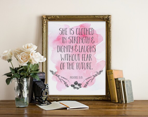 Proverbs Print Wall Art Quotes Quotes Poster Poster Quote | Etsy