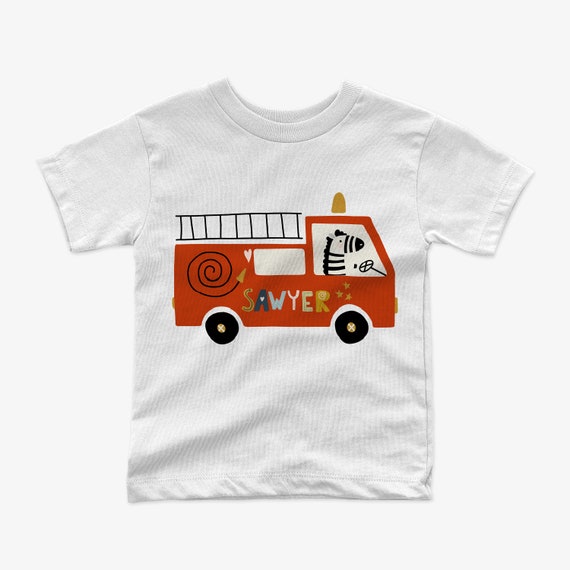fire truck shirt 3t