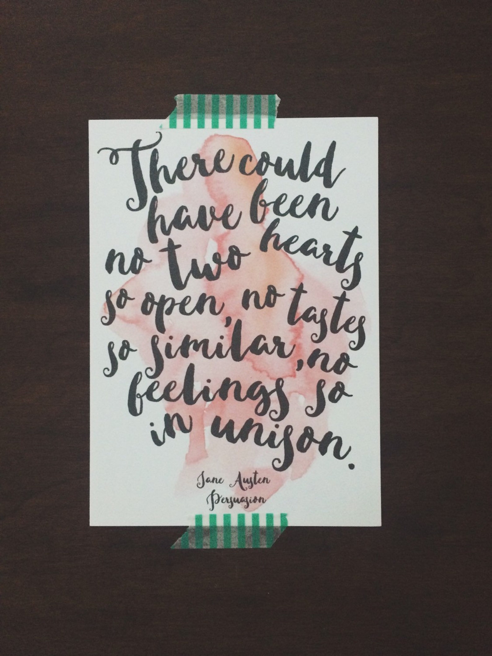 Persuasion Quote Wall Art Book Quote Print Jane Austen Etsy