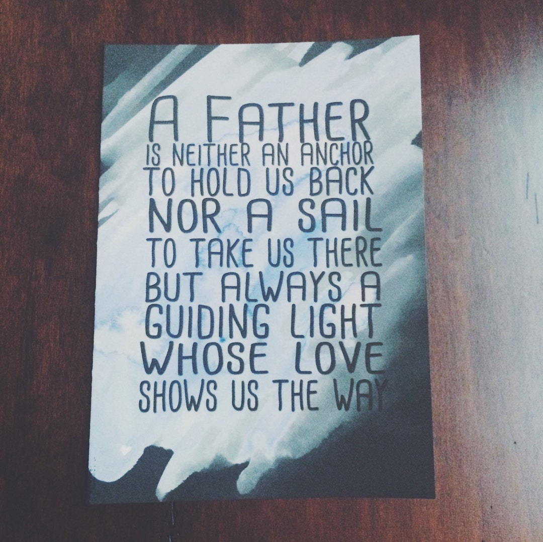 Guiding Light Father's Day Card, Funny Father's Day Card, Father's Day ...