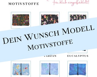 Dein Tabakbeutel Wunschmodell auf Bestellung: Motivstoffe /  9 Modelle zur Auswahl / Produktion auf Bestellung