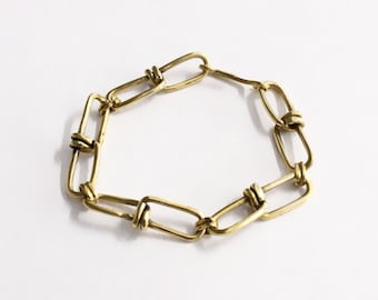 Chain link bracelet gold, chunky chain bracelet