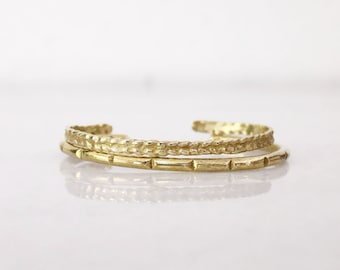 Bar cuff bracelet gold, minimal bracelet mens