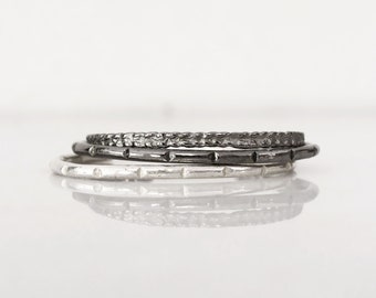 Mens bar cuff bracelet minimal silver