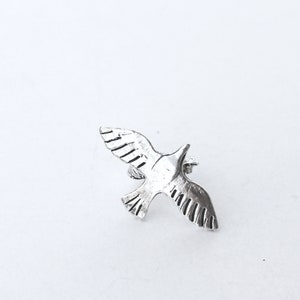 Seagull bird ring, flying birds ring, bird lover gift image 10