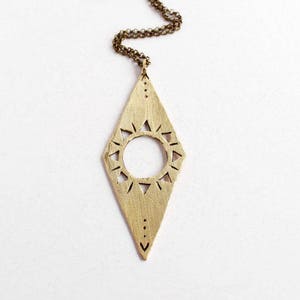 Sun necklace silver, statement necklace, tuareg necklace, witch necklace image 8