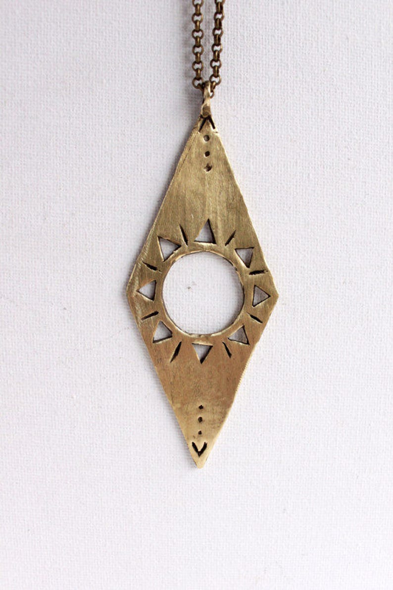 Sun necklace silver, statement necklace, tuareg necklace, witch necklace image 10