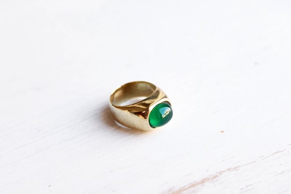 Vintage gold 2024 pinky ring