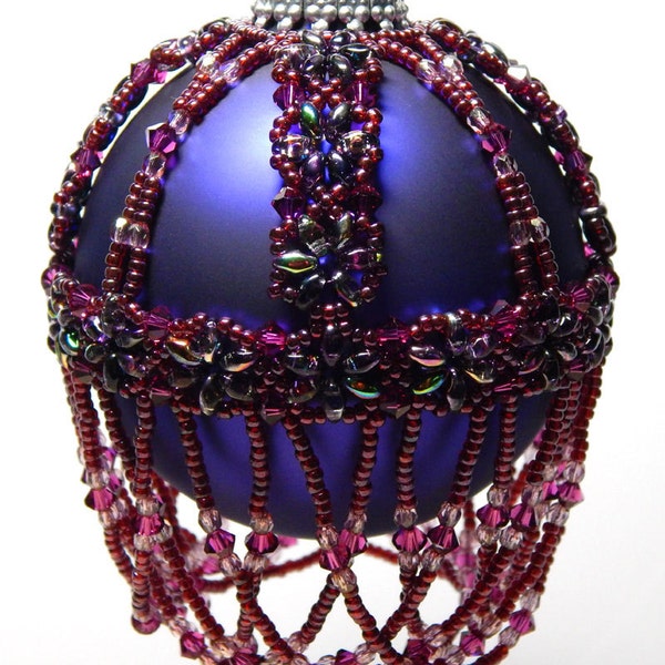 Duo Delight Beaded Ornament Cover Pattern