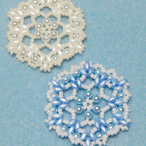 Snowflake #6 Beaded Ornament Pattern