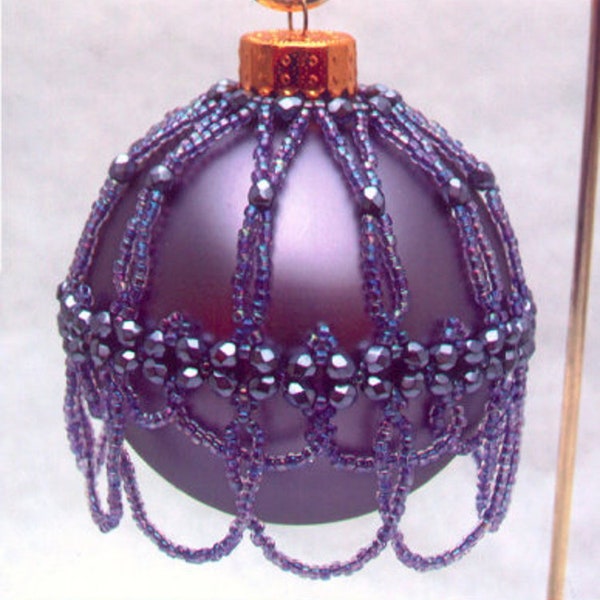 Purple Ornament Cover PDF Pattern By Michelle Skobel