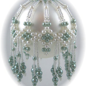 Pearlcicles Ornament Cover PDF-patroon door Michelle Skobel