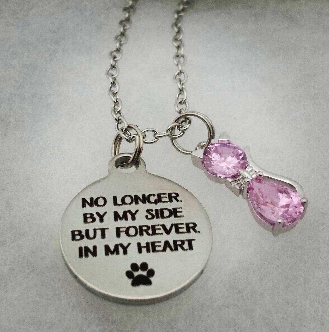 Cat Memorial Necklace Etsy