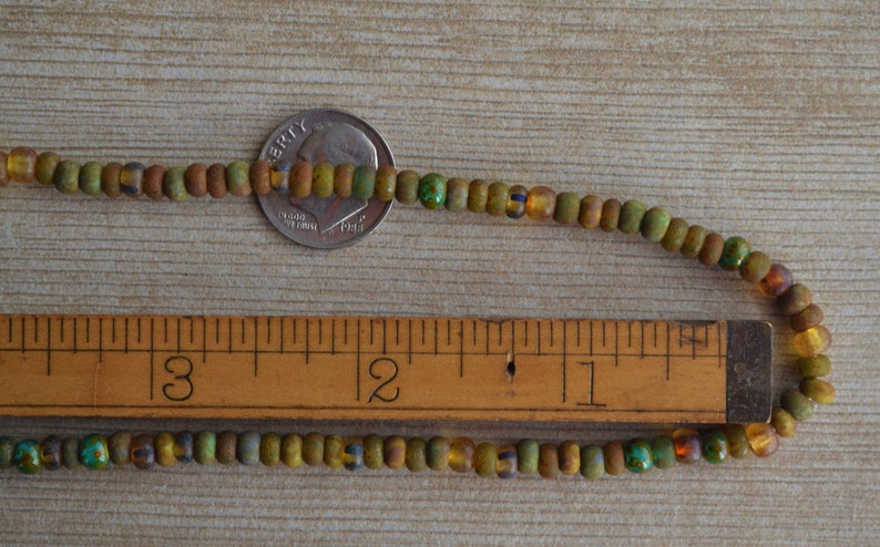 50 Aged Rustic Thin Ice Czech Picasso Seed Bead Mix 20 Strand 7-SB