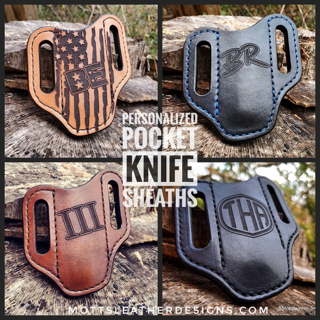 Pancake Style Knife Sheath With Custom Options read Description Etsy