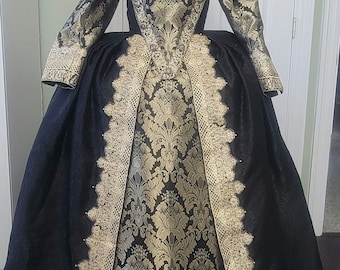 Kundenspezifisches Tudor/Elizabethanisches Kleid