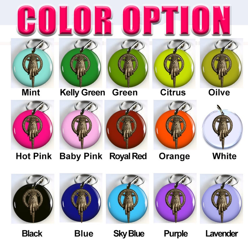 Dog ID Tag Pet id tags Unique pet tags Game of Thrones Etsy