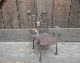 antique metal doll furniture