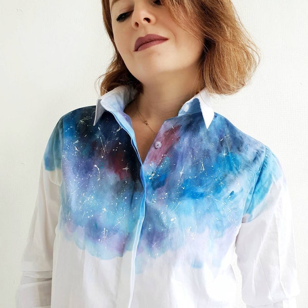 Hand Painted Shirt - Etsy