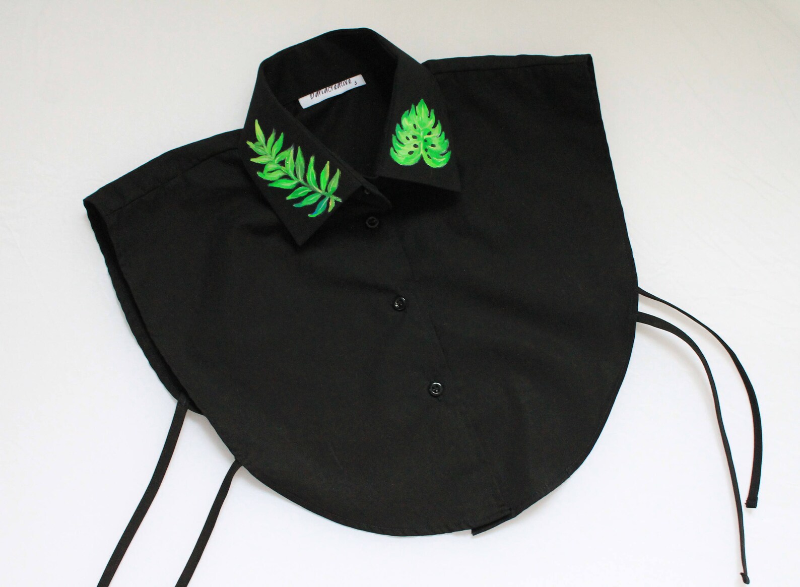 Detachable collar handpainted unique collar fake collar Etsy