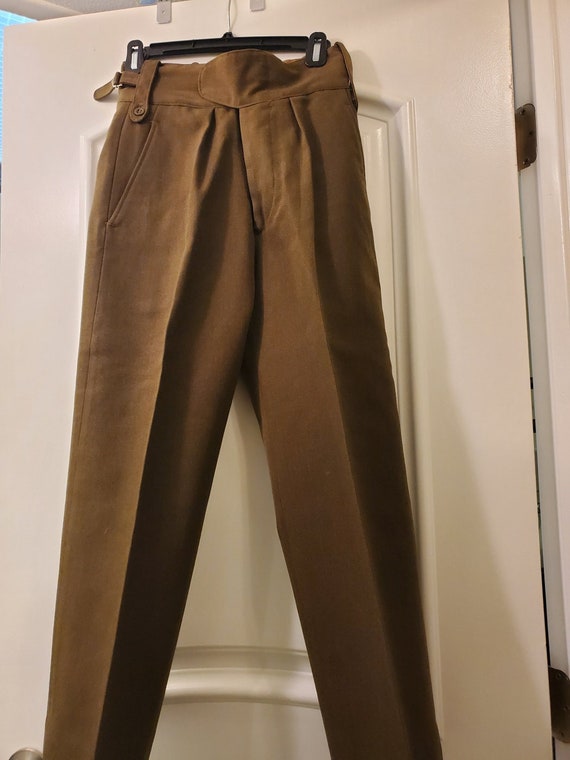 Vintage English Army Uniform Man's No 2 Dress Pants Military Vintage English Army Uniform Man's No 2 Dress Pants Military