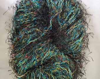 YARN COUNTRY Hilo de ovillo de 800 yardas (Y6) en turquesa, negro y multicolor