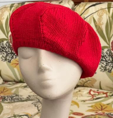 Italian Knit Beret - Etsy display picture 3