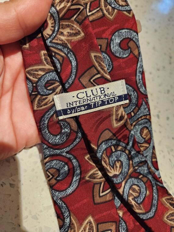 Mens Club INTERNATIONAL , Tip TOP Tailors Tie , neck… Gem