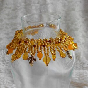 Honey Bee Keeper Bracelet, Honey Drop Bracelet, Golden Honey Bead Bracelet, Honeycomb Yellow Seed Bead Jewelry, Bee Charm Jewelry Gift