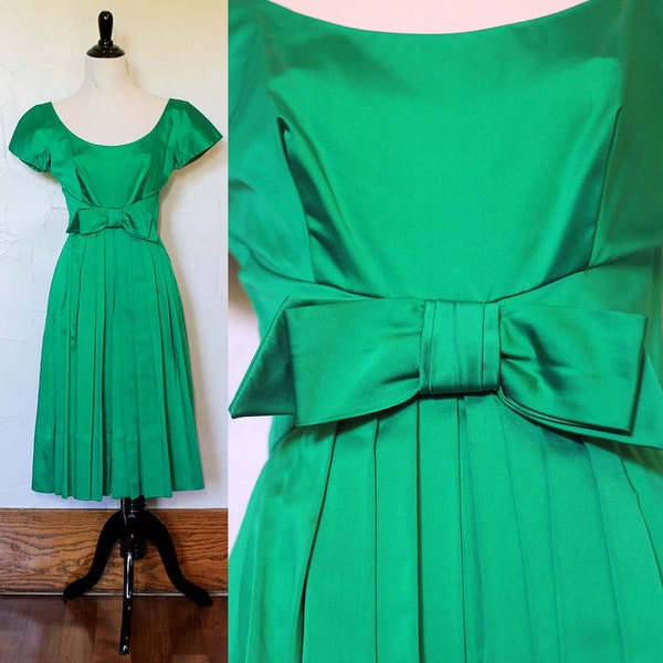 Green Cocktail Dress - Etsy
