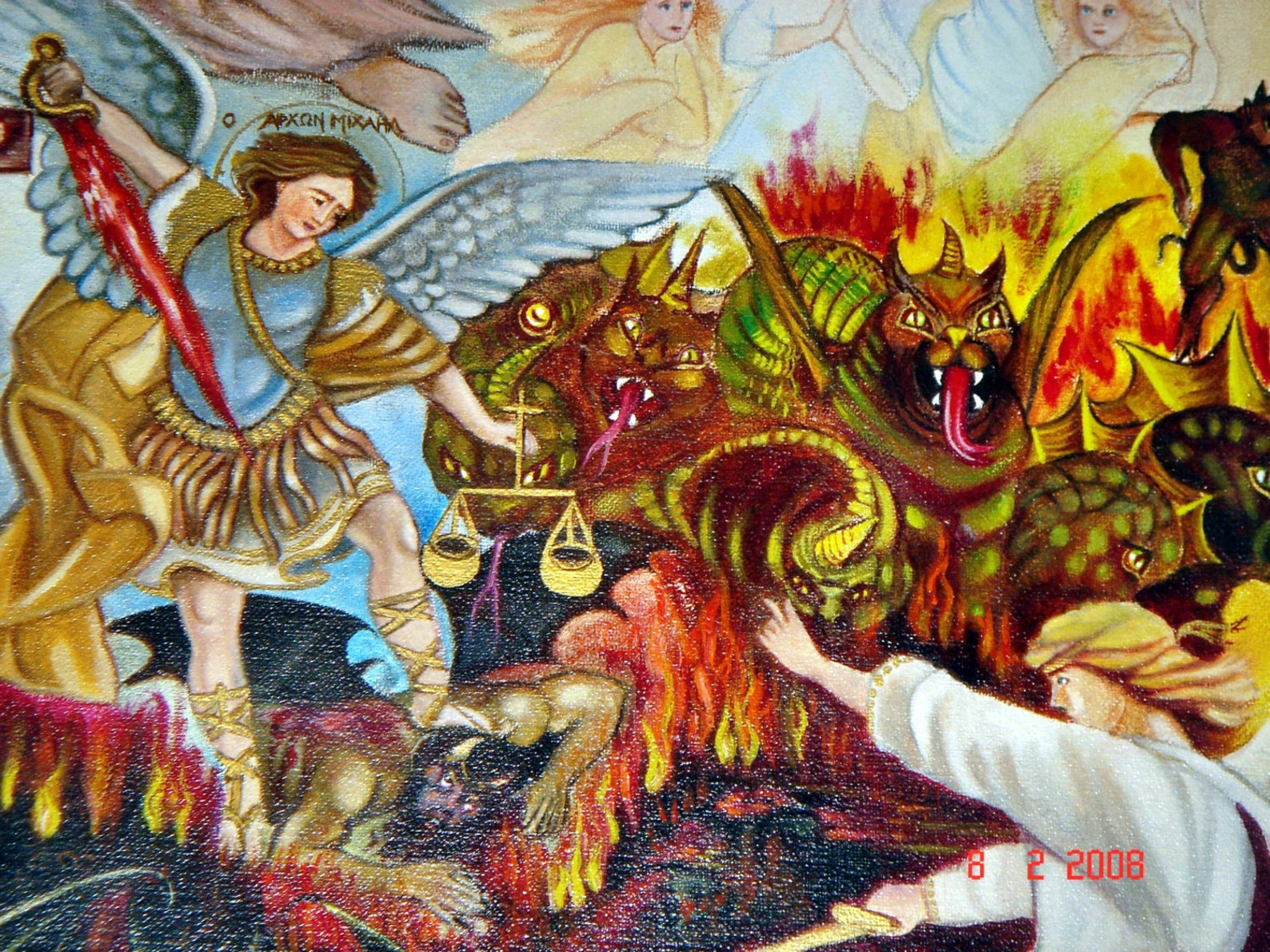 The Second Coming of Jesus Original Oil Painting | Etsy