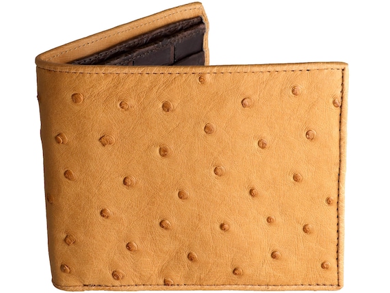 Ostrich Skin Wallet Exotic Wallets