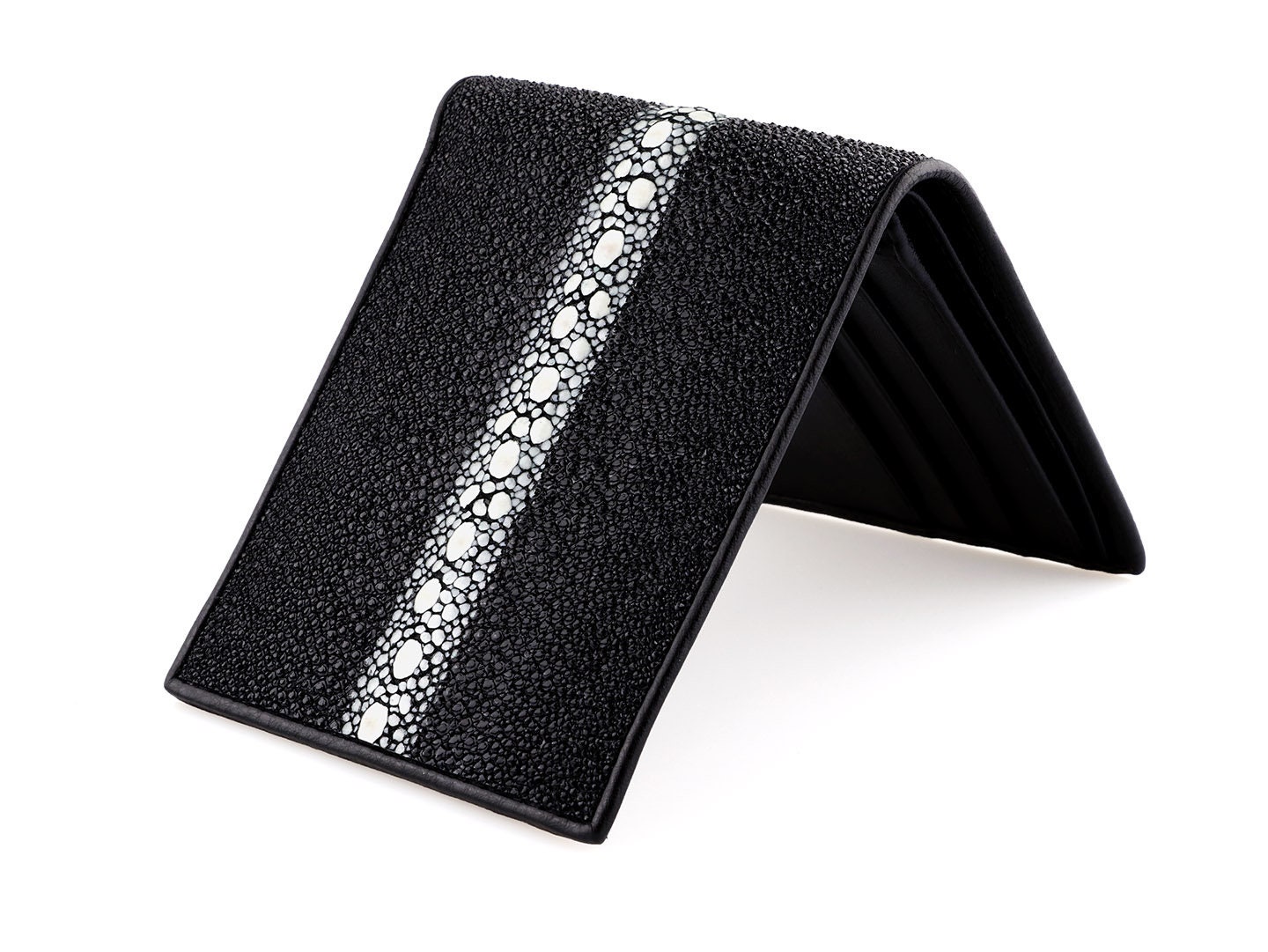 Stingray Wallet Genuine Stingray Skin Wallet Pearl Row Etsy