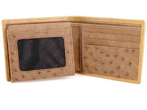 Ostrich Skin Wallet Exotic Wallets - Real Mens Wallets