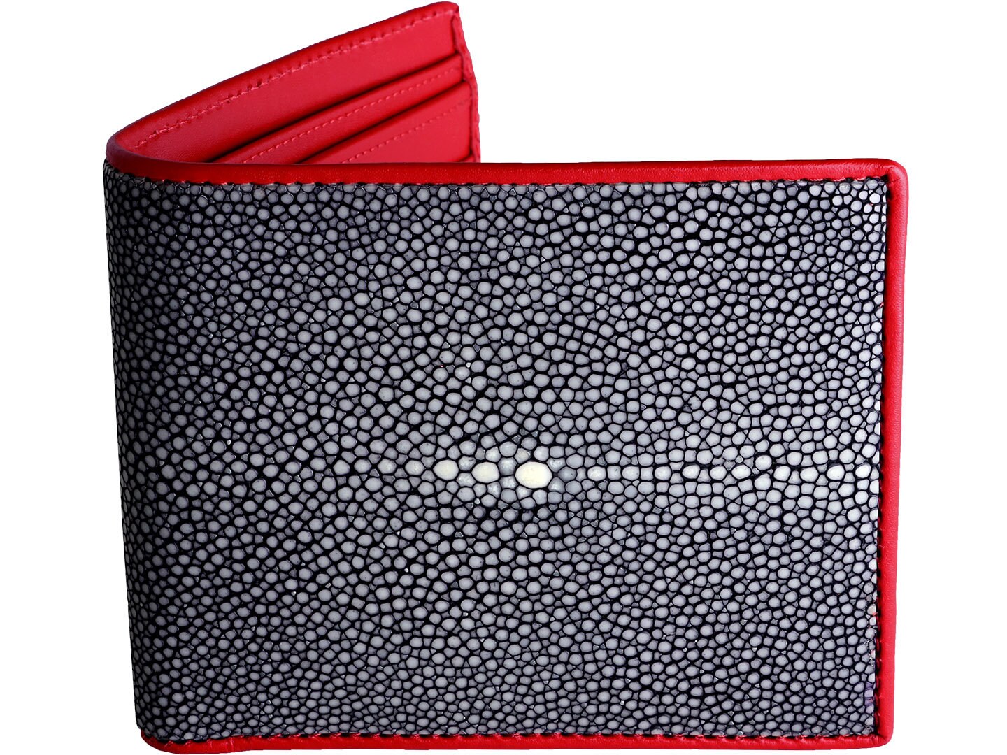 Black Stingray Wallet → Genuine Stingray Skin Wallet