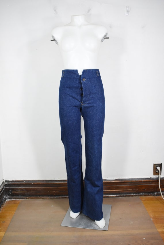NOS 70/'s HIS denim jeans Bell Bottoms NWT Vintage Flares 26 x 34