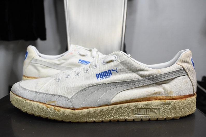Vintage Puma Super-Court Sneakers 125 80er Jahre Herren weiÃe | Etsy