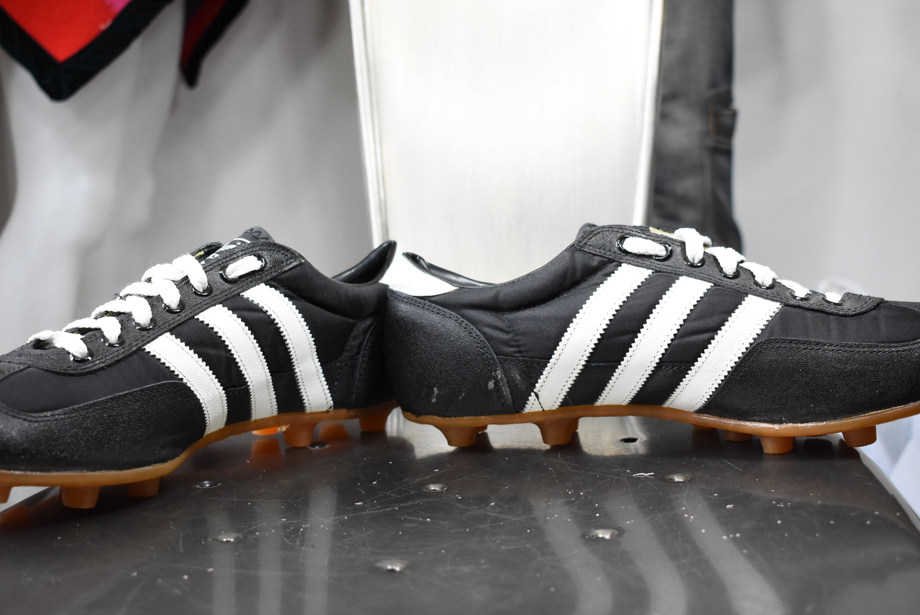 Vintage Adidas cleats 10.5 soccer football 70's 80's Etsy