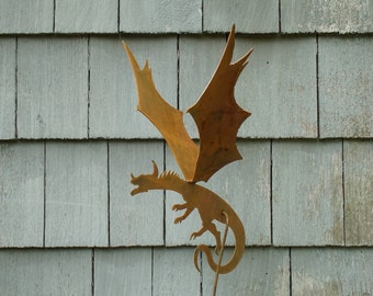 Metal Dragons- Garden Art