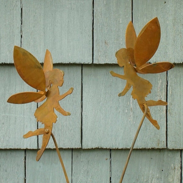 Metal Garden Fairy Etsy