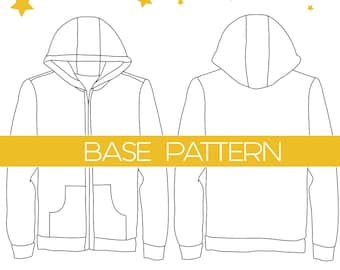 Printable Patterns - Base Hoodie