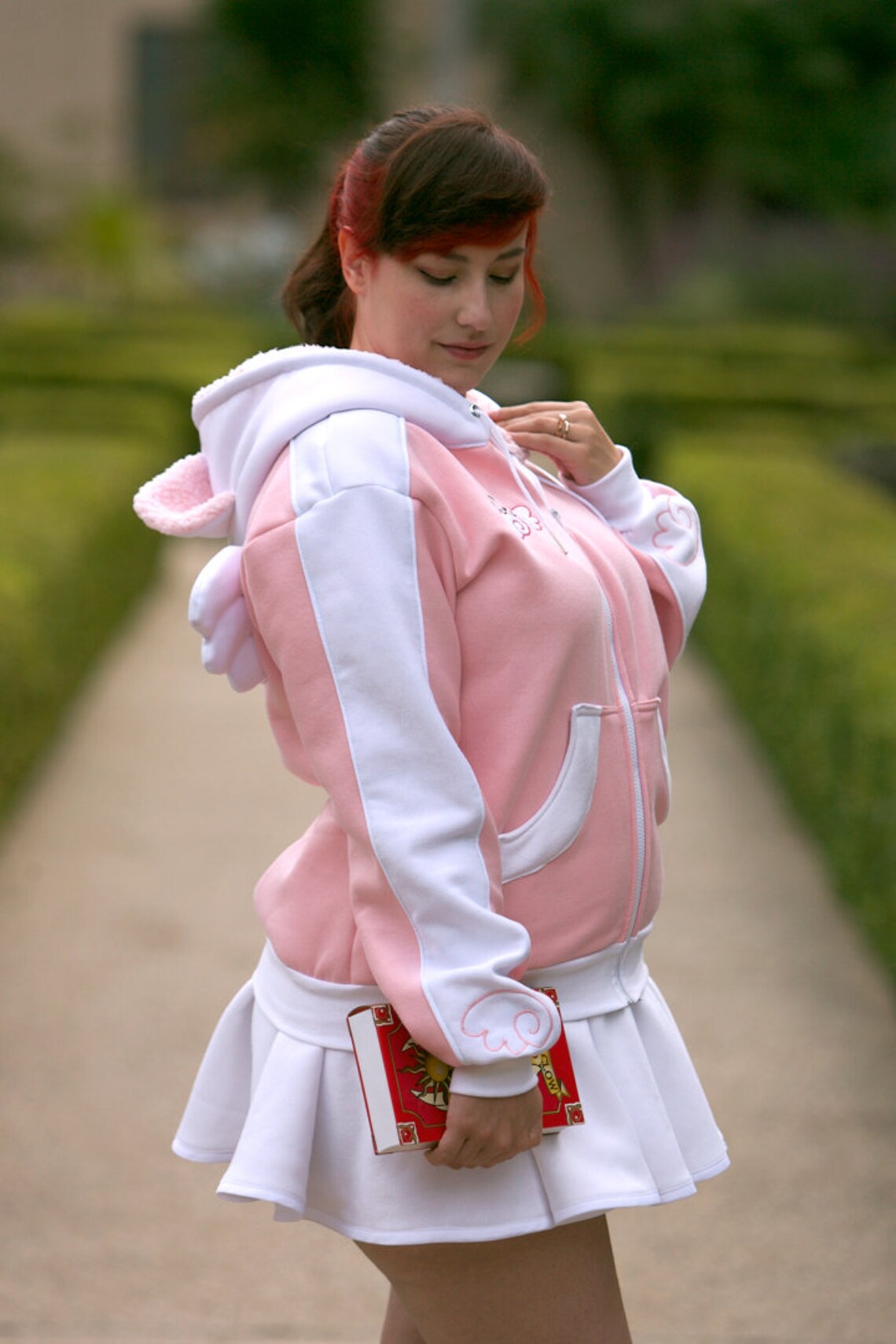 Pink caterpillar hoodie Clearance