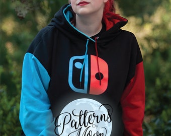Patterns - Oversized Pullover Hoodie