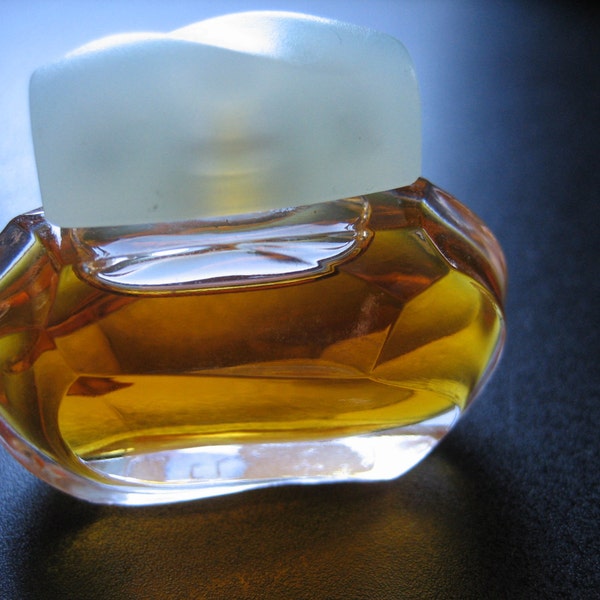 Vintage Mini Miniature Glass Bottle Estee Lauder KNOWING Parfum Perfume .12 oz