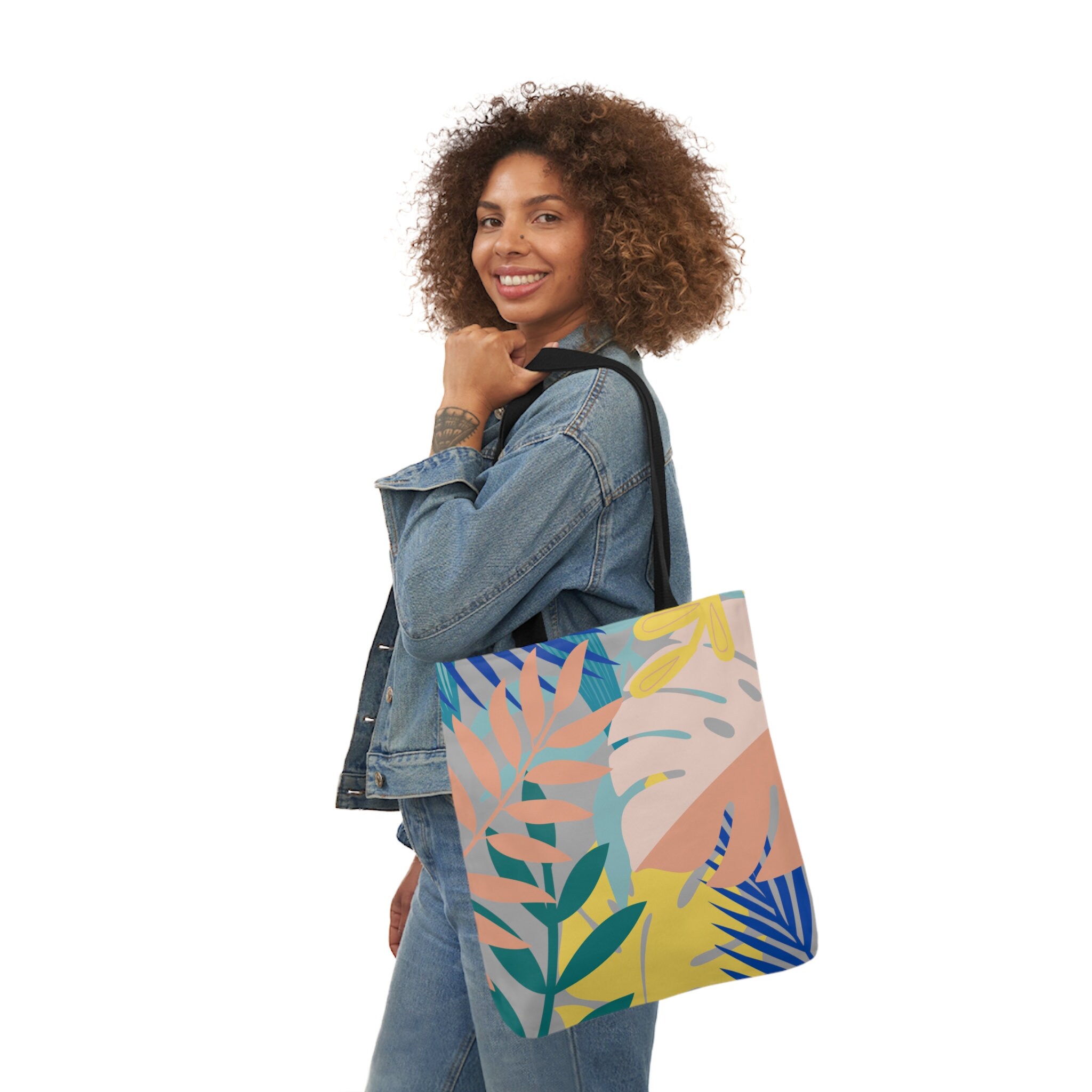 バッグ everyone nylon tote bag ABCD FLEURS 71E7W+JtBqL.jpg