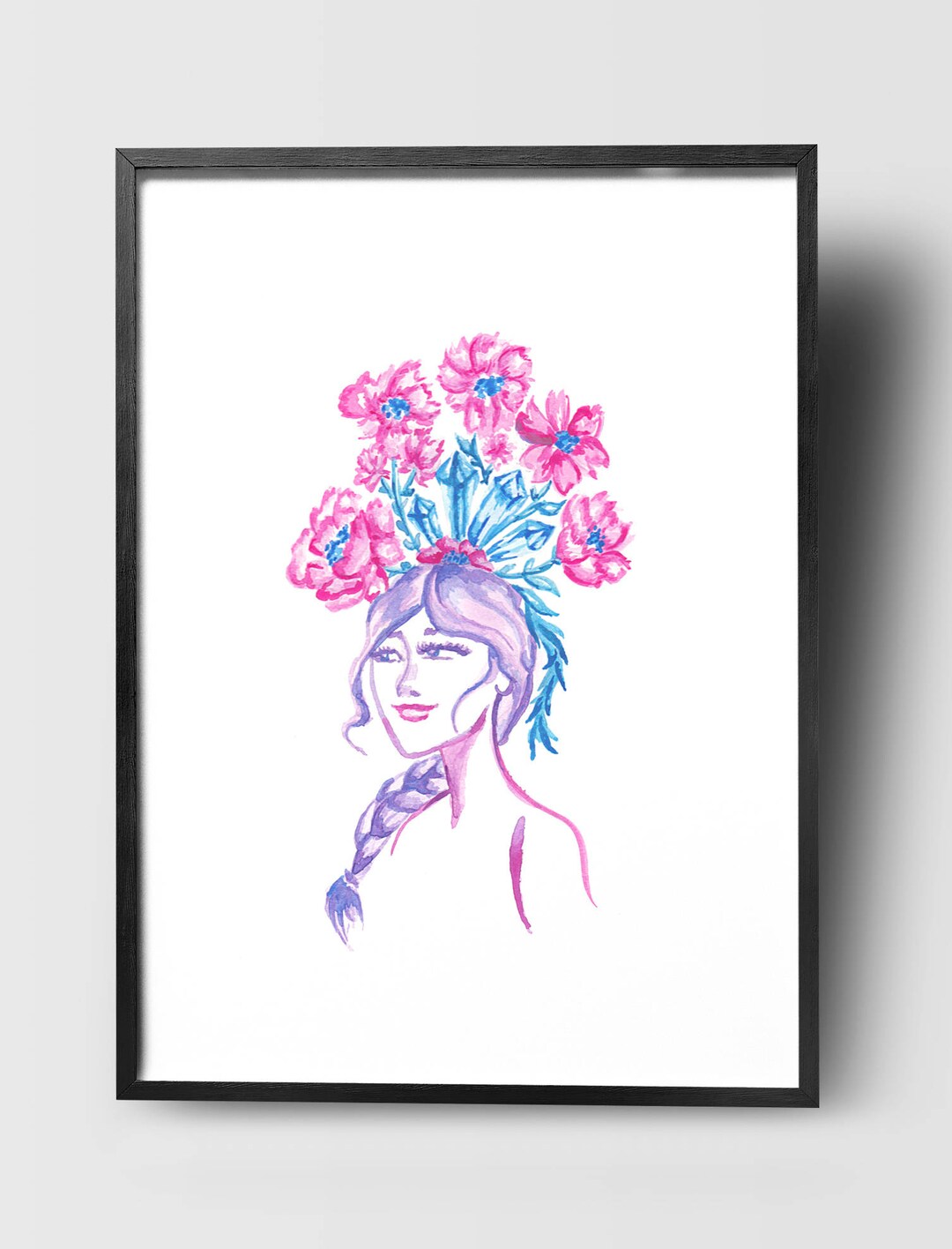 Spring Gods Handiwork Spring Goddess Art Print - Etsy