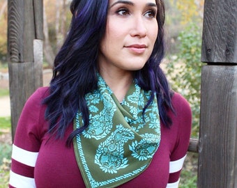 Moon Paisley Bandana Scarf