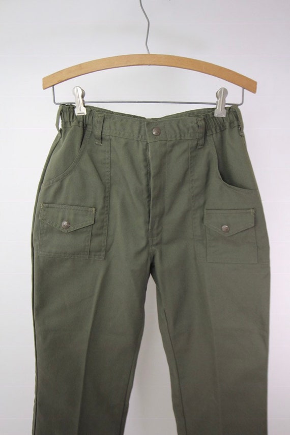 Cargo Pants Cinched Waist Front Flap Cargo Pants Cinched Waist Front Flap