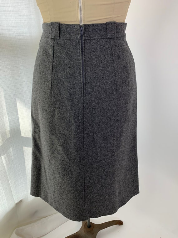 Gray Wool German Skirt Bavarian Trachten Dirndl Skirt Sz | Etsy