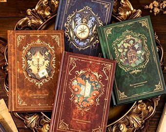 Century Ode Series Hardcover Illustrated Journal ,gift for stationery fans.